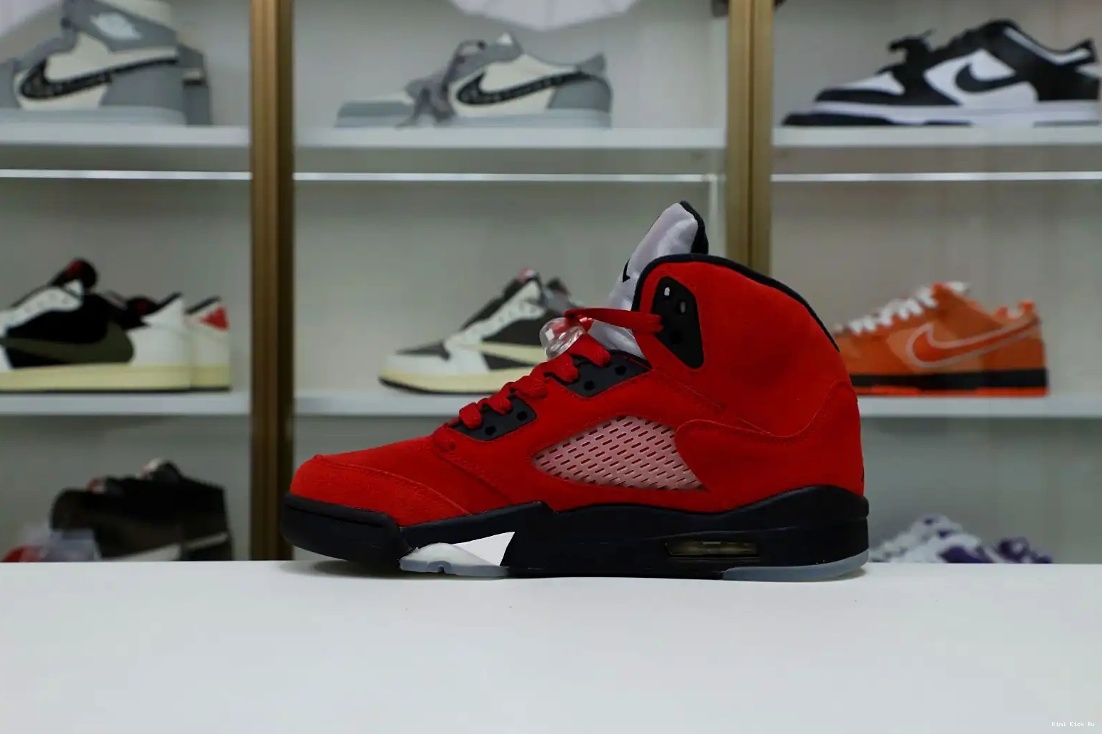 RETRO RED BULL AIR 5 SUEDE Kimikick JORDAN RAGING 0717